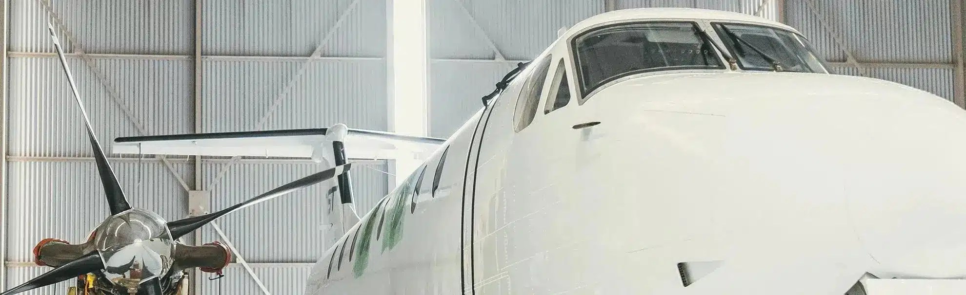 Government Programs aircraft in hangar